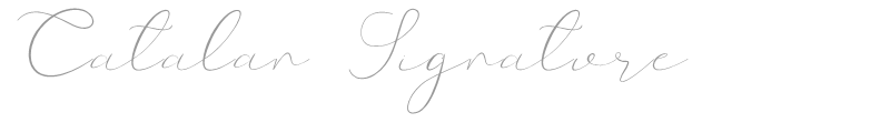 Catalan Signature